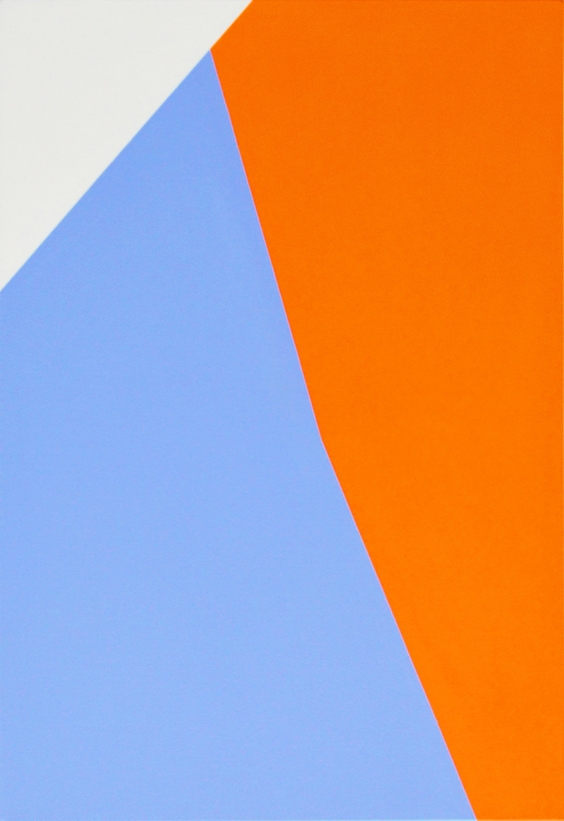 Wahida Azhari, Malerei, orange-blue